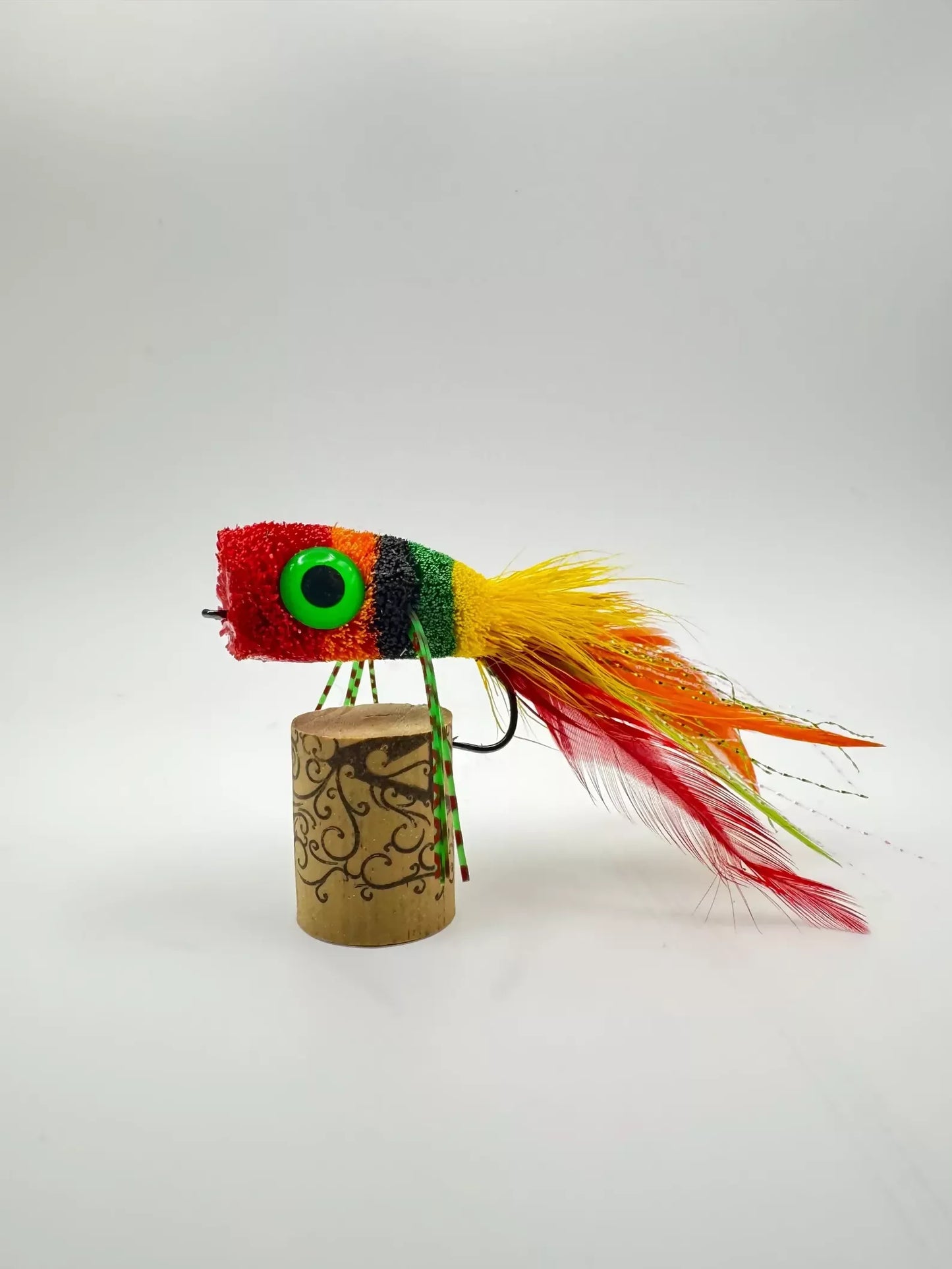 Deer Hair Popper - 1/0 Fruit Cocktail