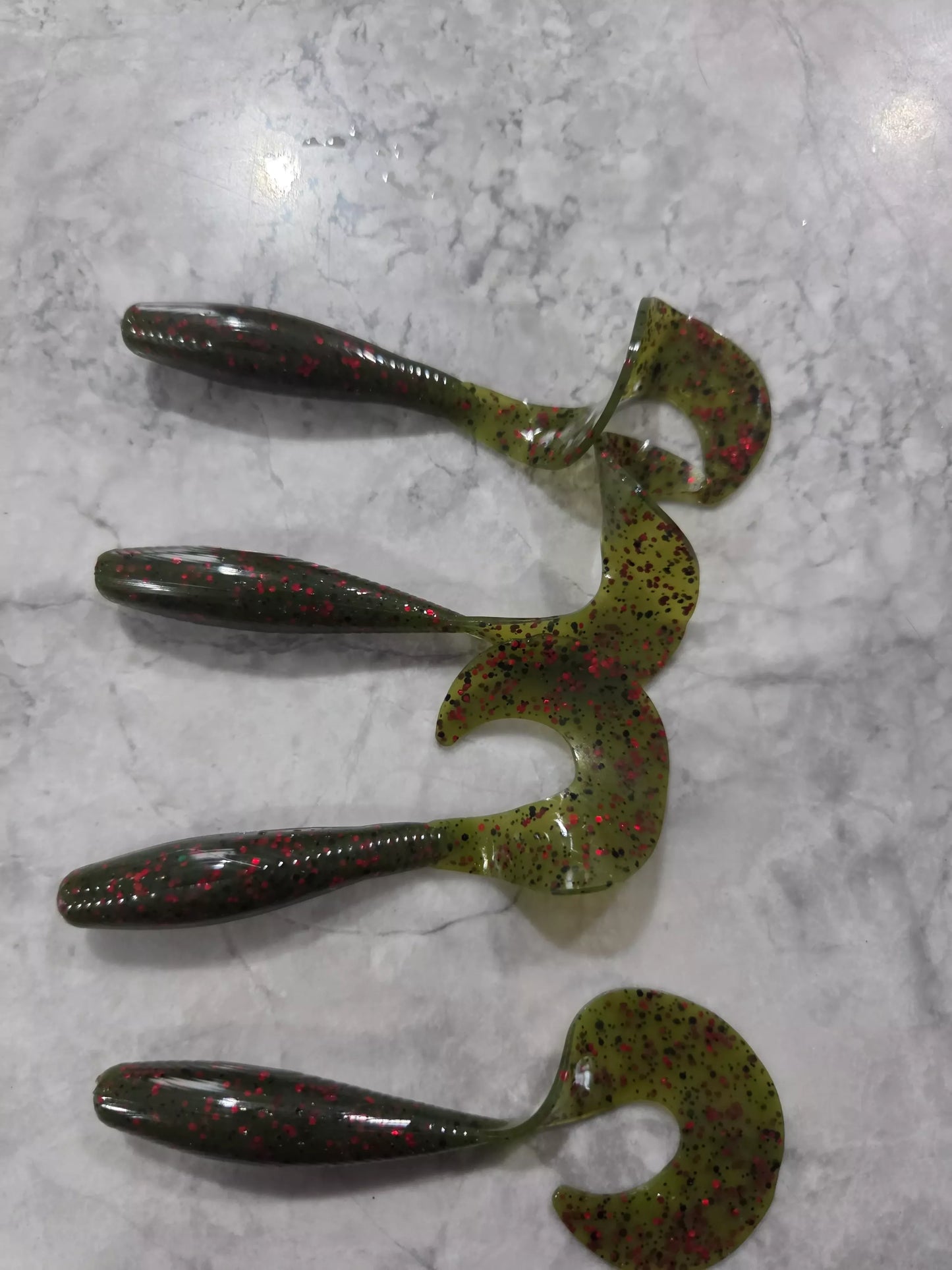 5" Curly Tail Action Grub - 5 Pack