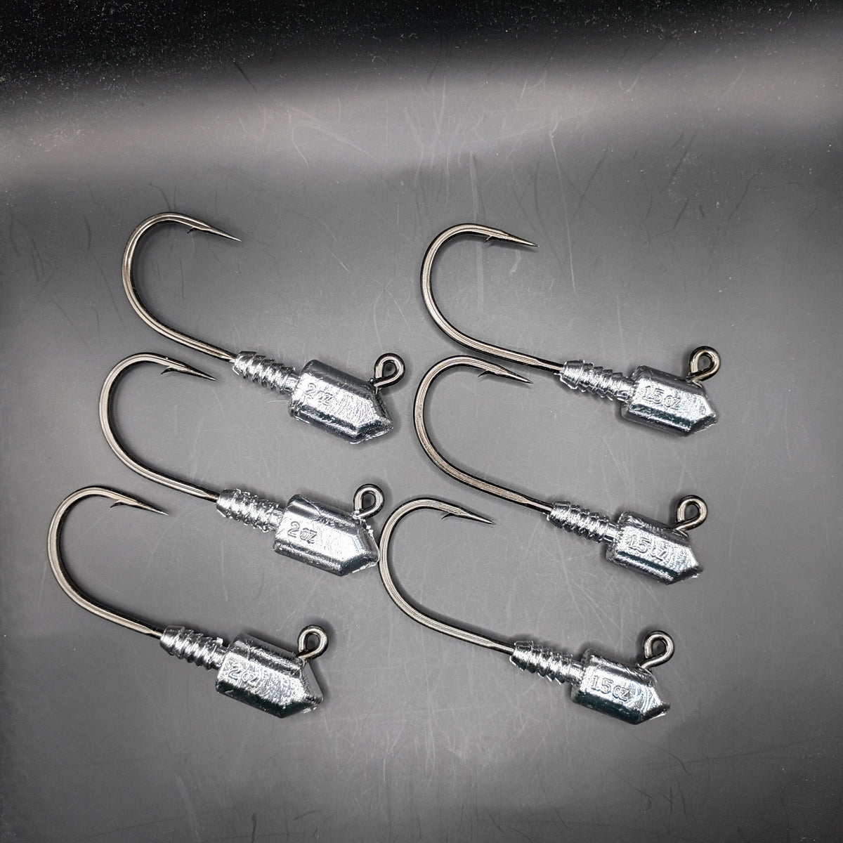 3x Strong 8/0 Flatside Jigs