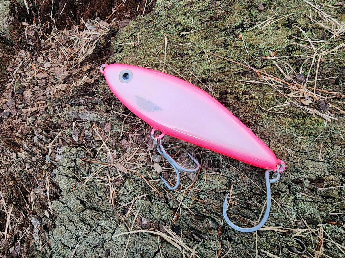 5" Harbor Hammer glide bait (Pink Blaze)