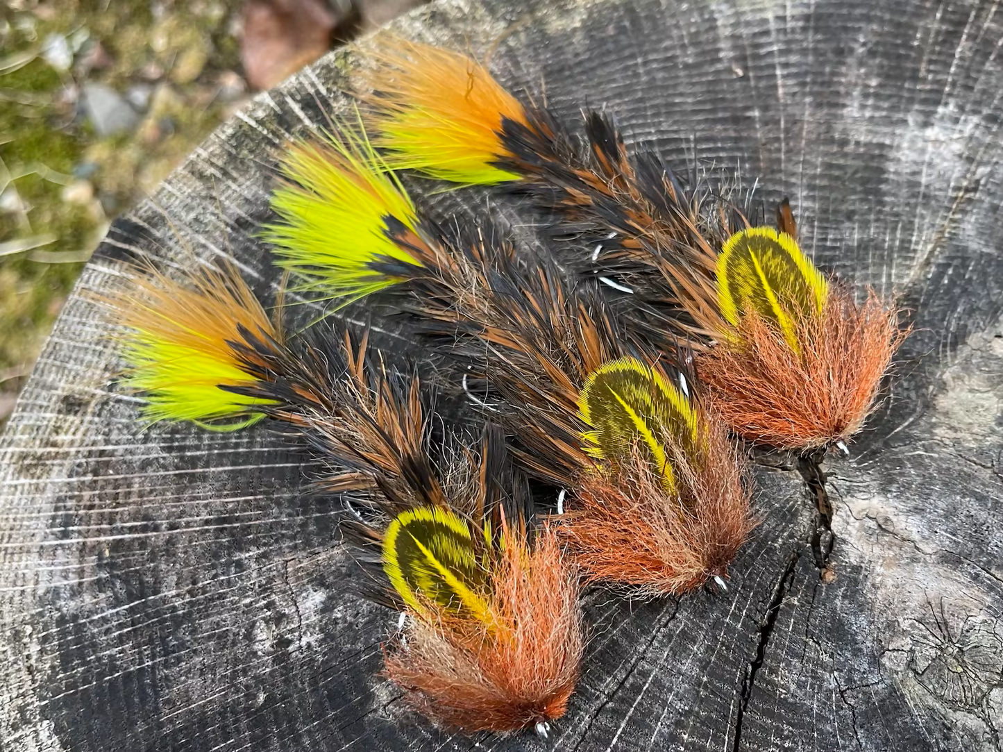 Feather Brush Head Game Changer: BROWN/YELLOW