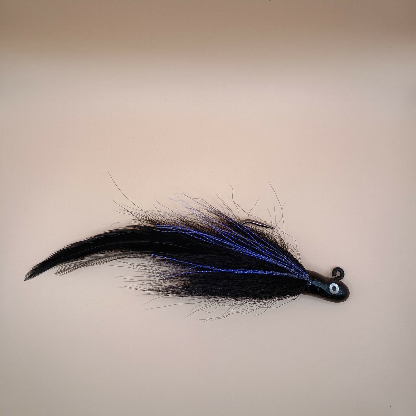 Bullet Head Black Nickel Hook Bucktails