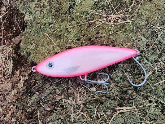 5" Harbor Hammer glide bait (Pink Blaze)