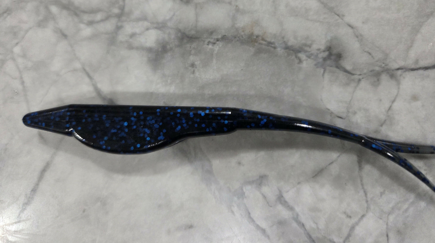 5" forktail fluke shad minnow