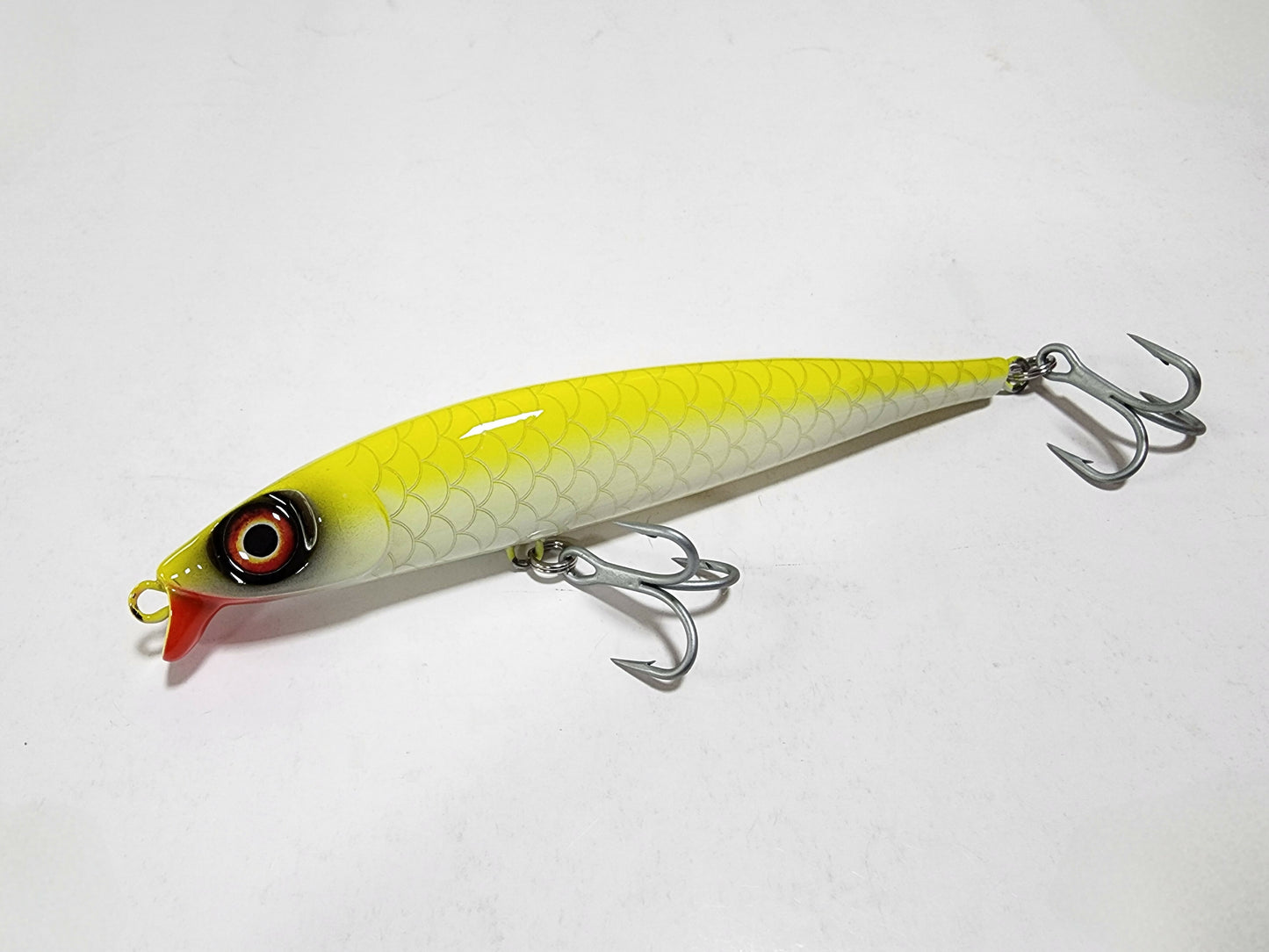 7" MEGA Minnow (yellow/white)
