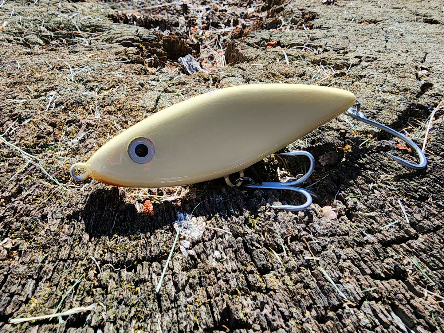 5" Harbor Hammer glide bait (Bone)