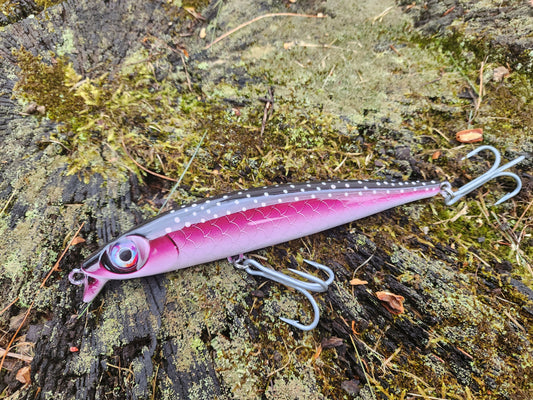 7" Dark Tentacle Mega minnow