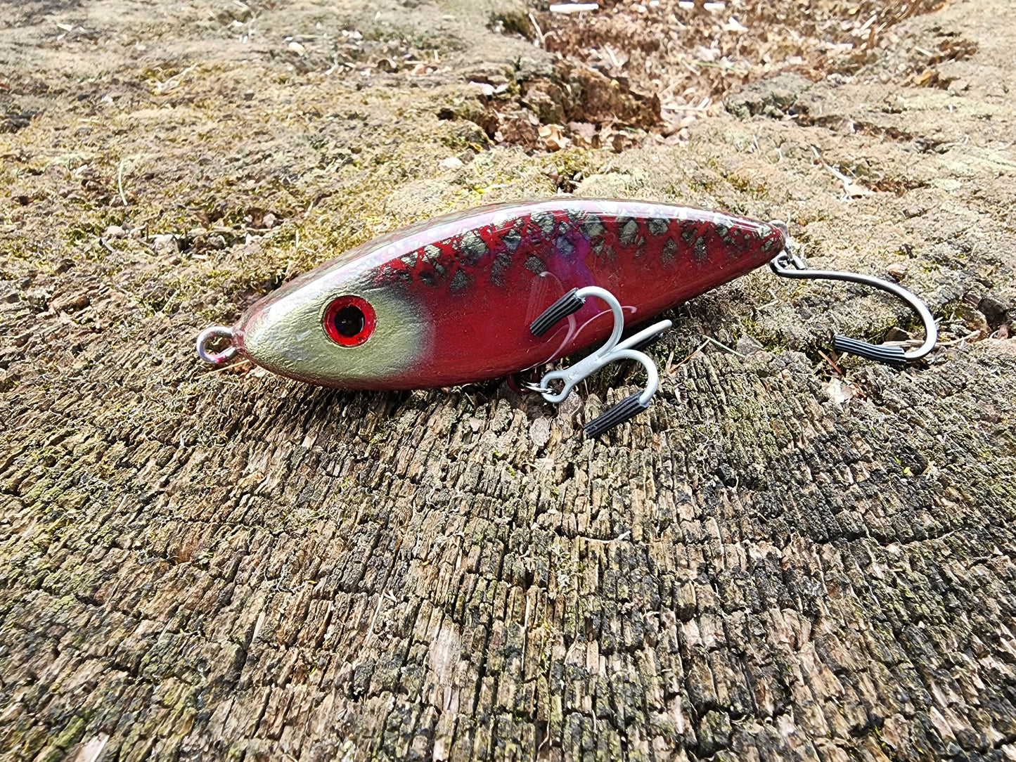 5" Harbor Hammer glide bait (Rustic Royale)