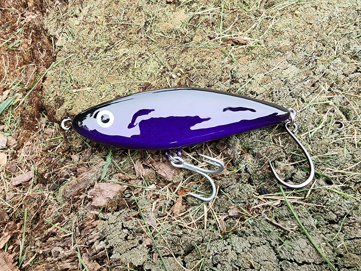 5" Harbor Hammer glide bait (Blurple)