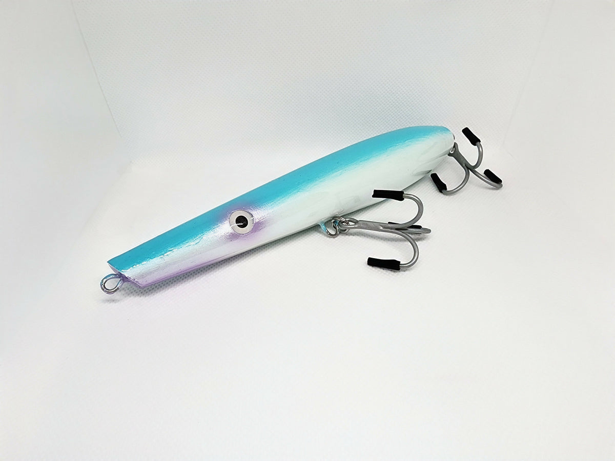8" EF5 Pencil Popper (Blue/Pearl)