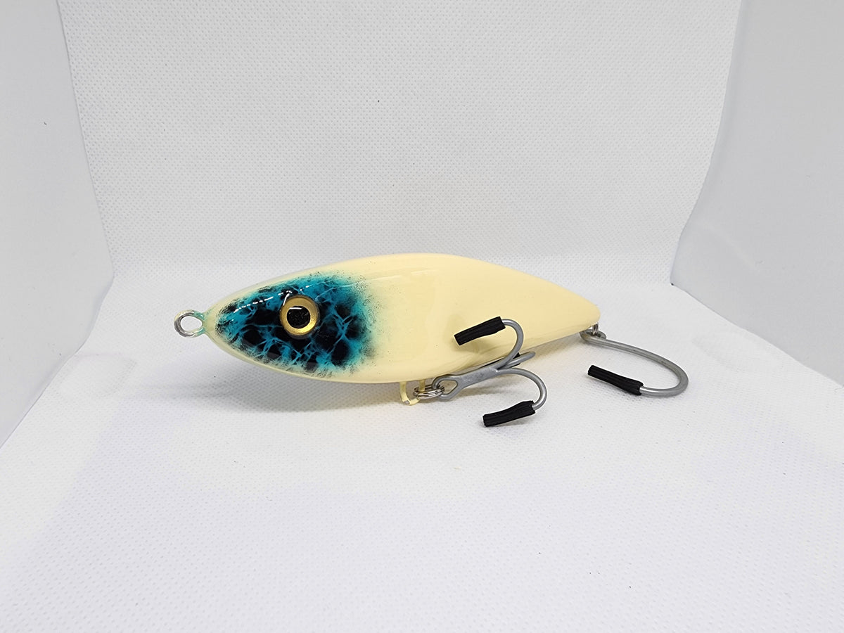 5" Harbor Hammer glide bait (Static Blue)