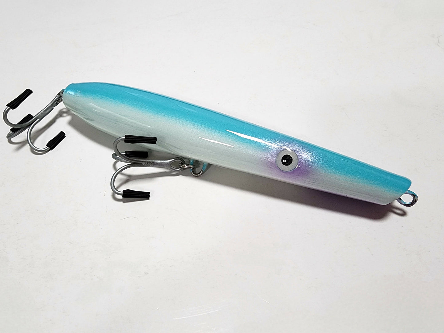 8" EF5 Pencil Popper (Blue/Pearl)