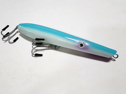 8" EF5 Pencil Popper (Blue/Pearl)