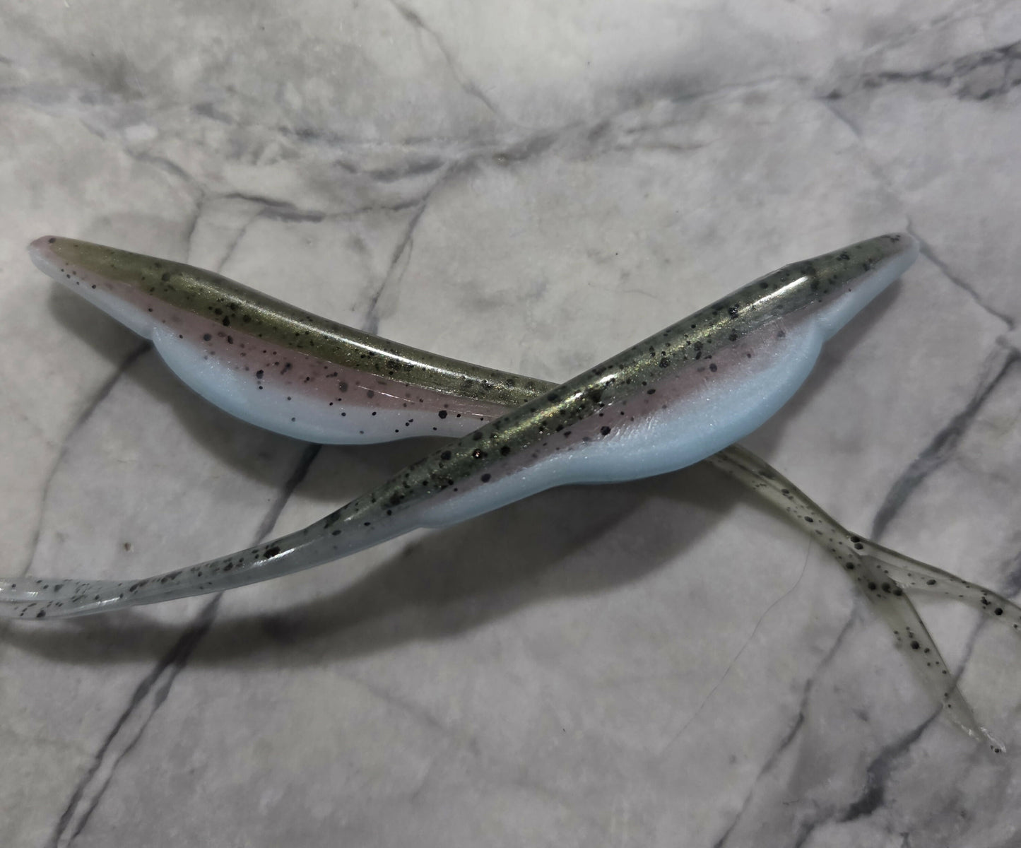 5" forktail fluke shad minnow