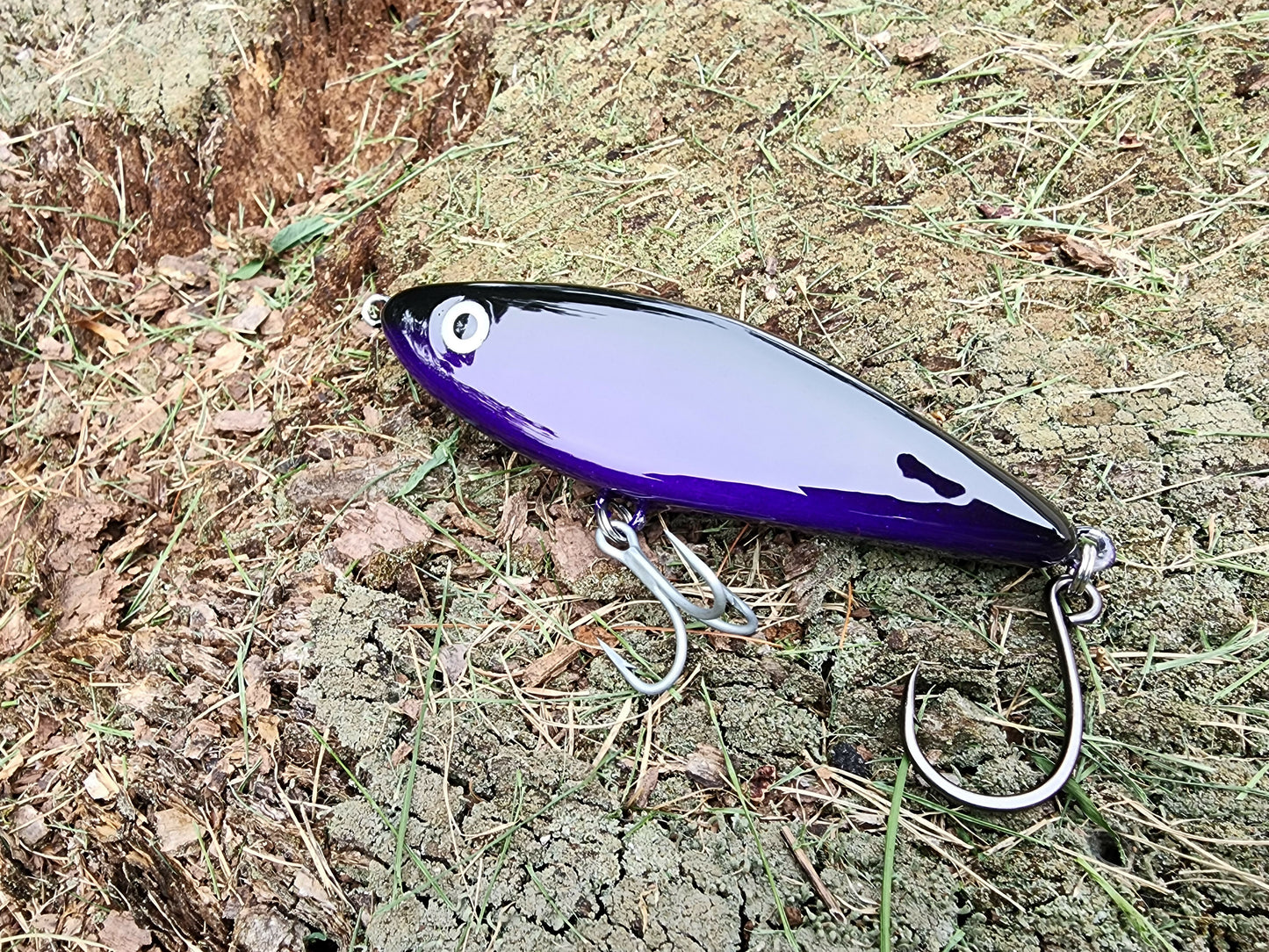 5" Harbor Hammer glide bait (Blurple)