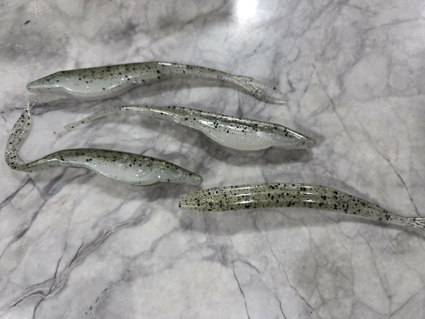 5" forktail fluke shad minnow
