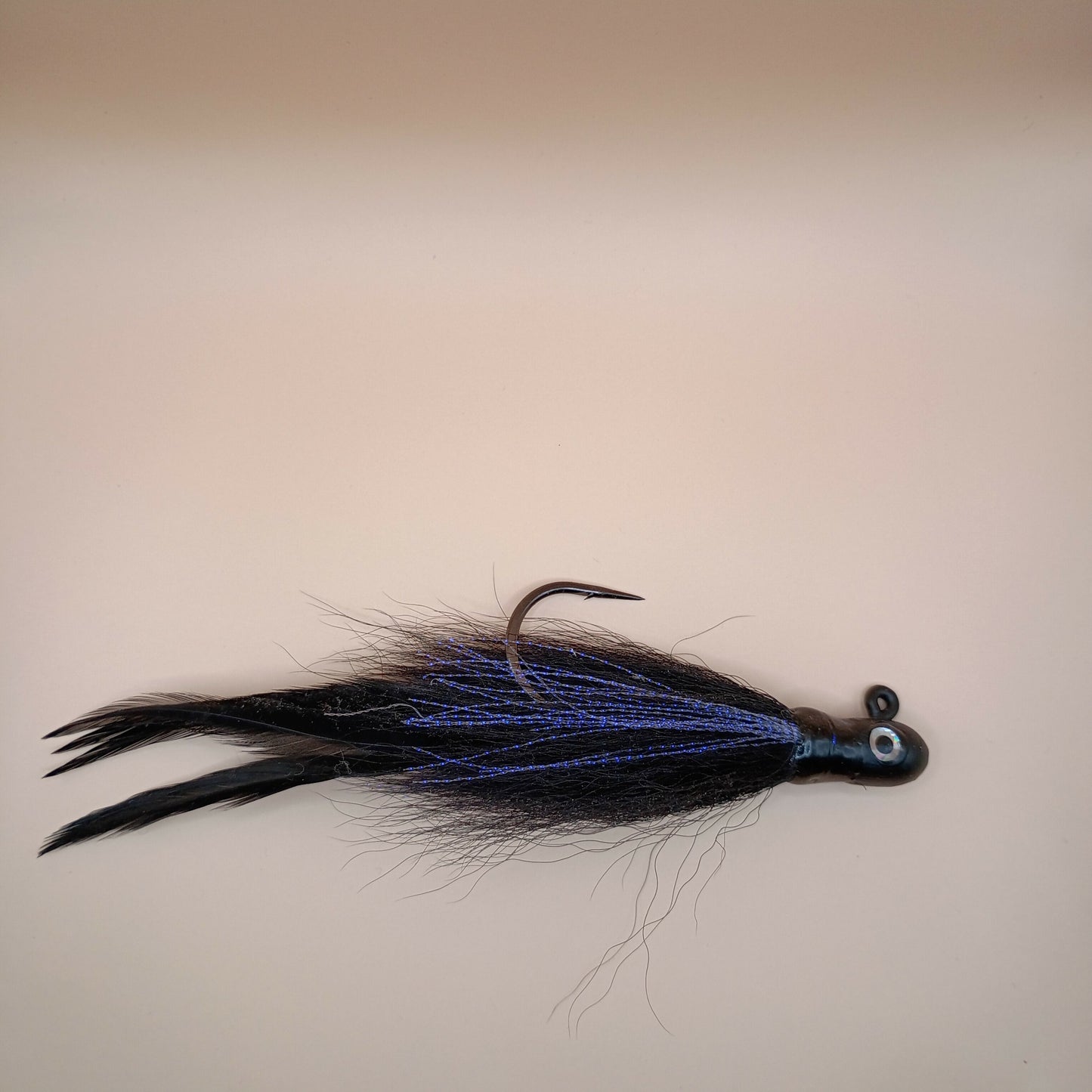 Bullet Head Black Nickel Hook Bucktails