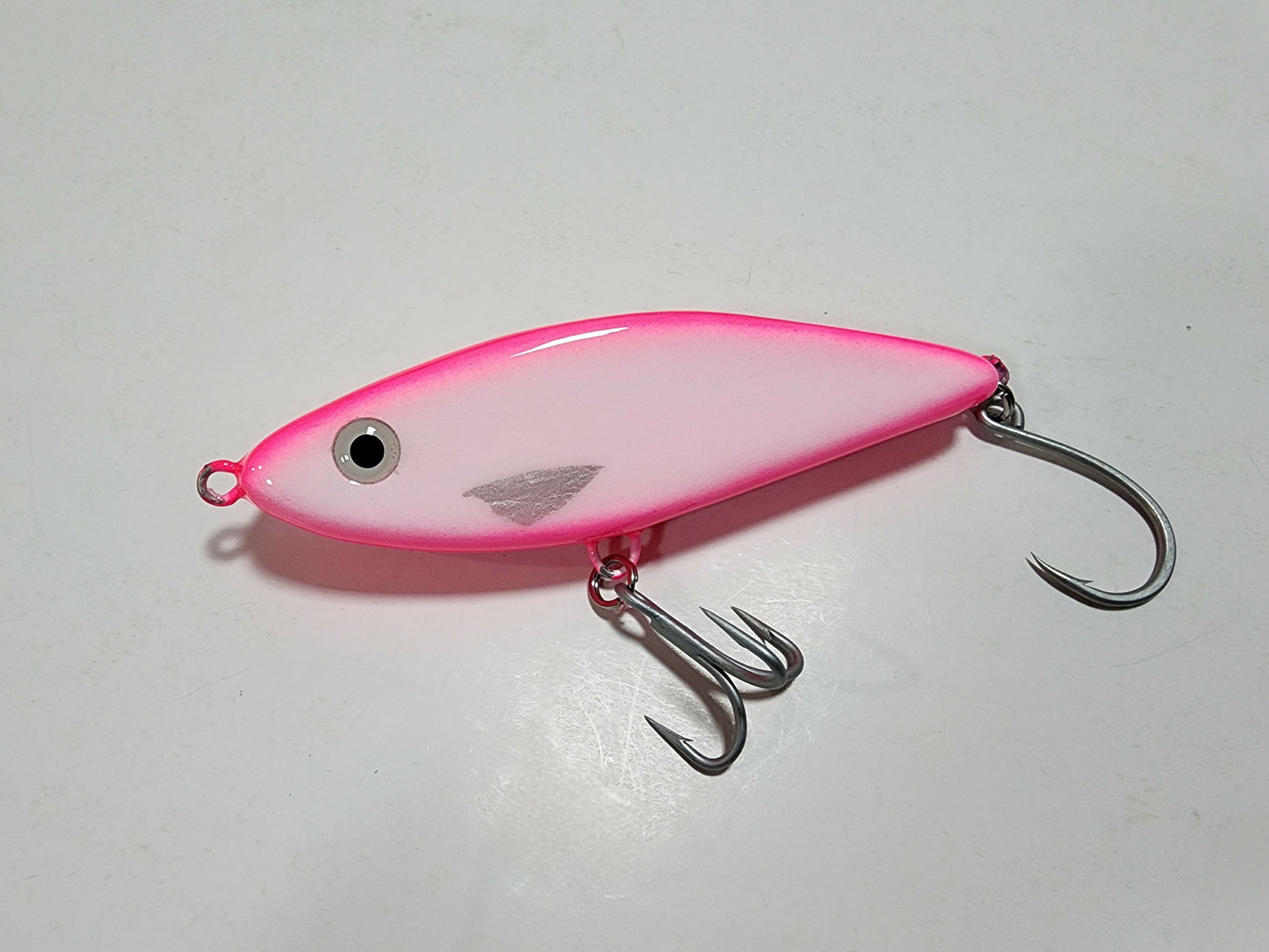 5" Harbor Hammer glide bait (Pink Blaze)
