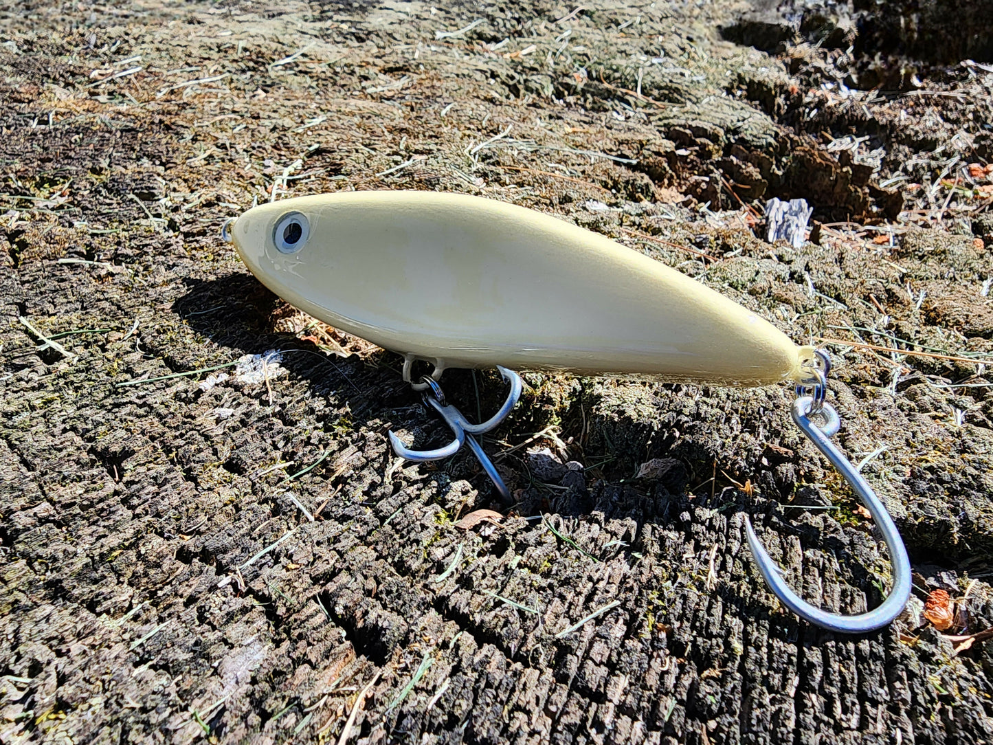 5" Harbor Hammer glide bait (Bone)