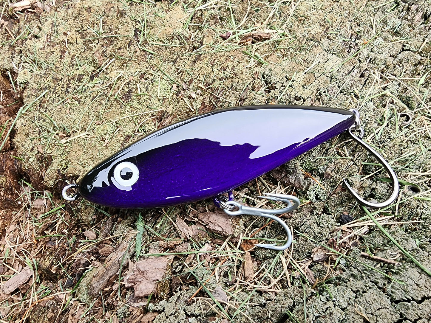 5" Harbor Hammer glide bait (Blurple)