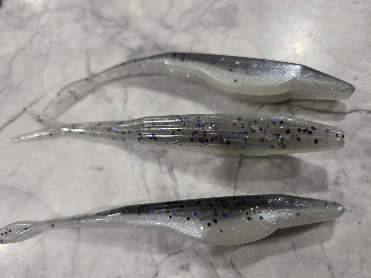 5" forktail fluke shad minnow