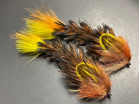 Feather Brush Head Game Changer: BROWN/YELLOW
