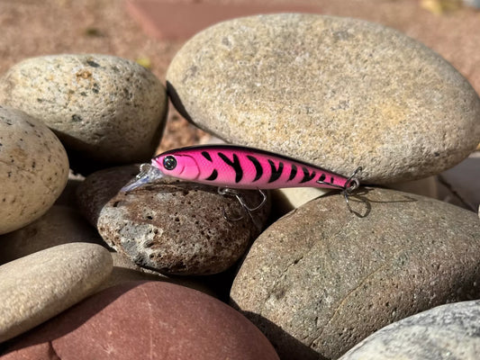Backwoods Jerk Bait - Pink Minnow