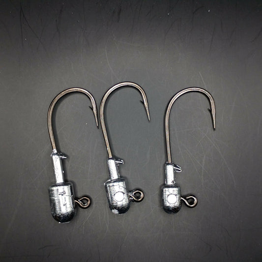 4x Strong 6/0 Bullet Head Jigs