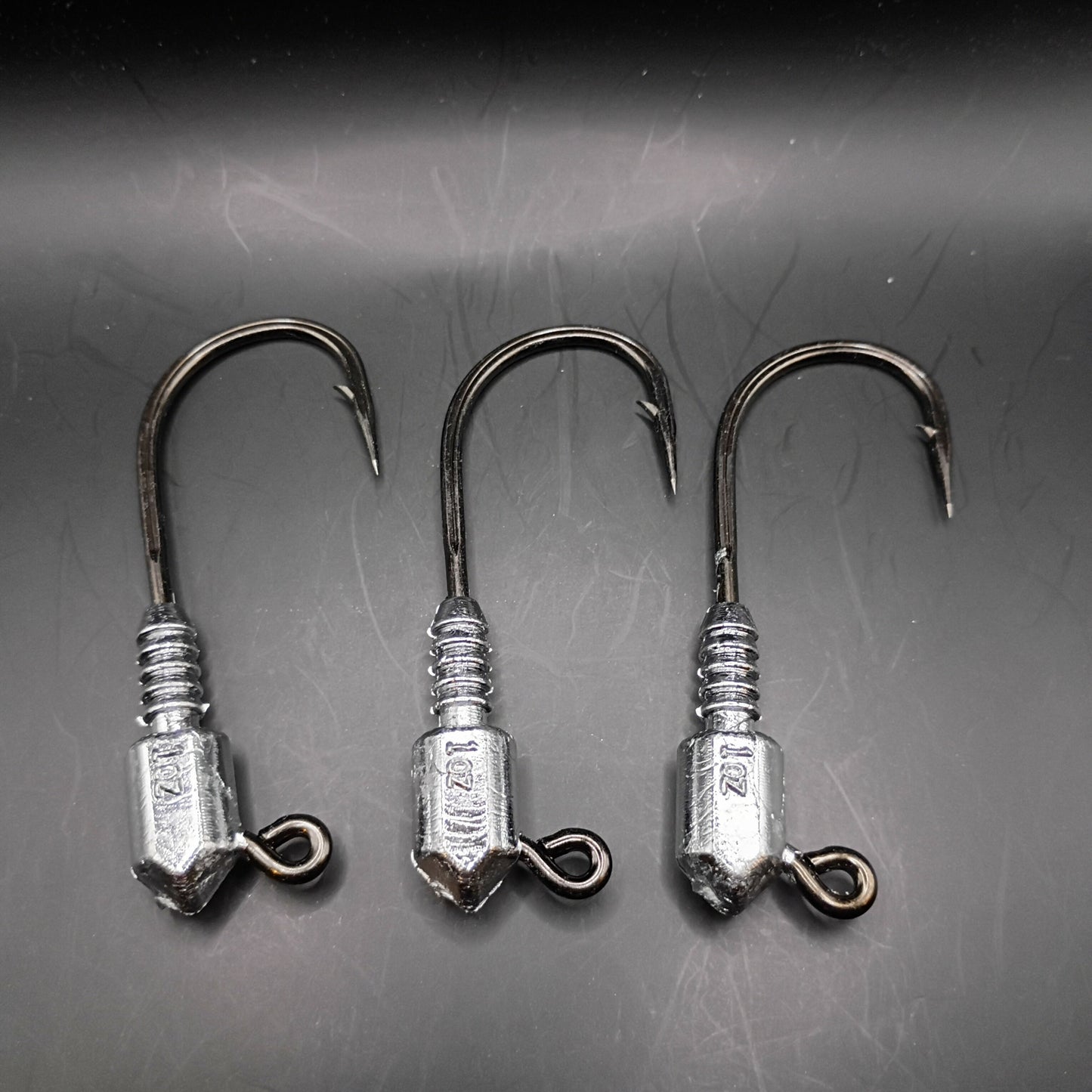 3x Strong 8/0 Flatside Jigs