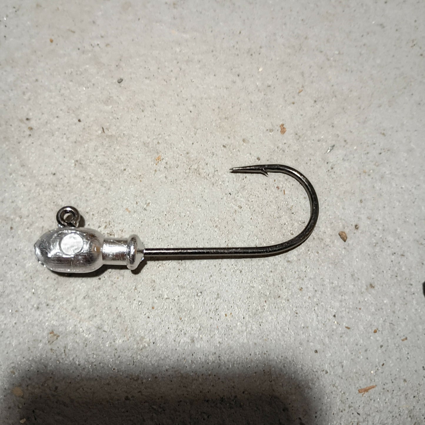 Bullet Bucktail Jig Head - Black Nickel Hook