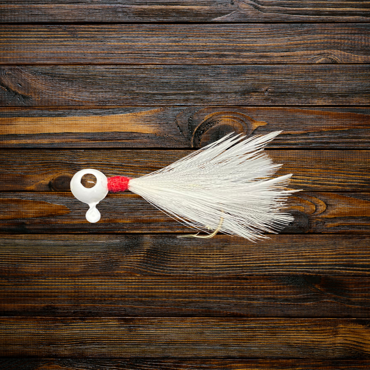 Custom Hand Tied Feather Crappie Jigs