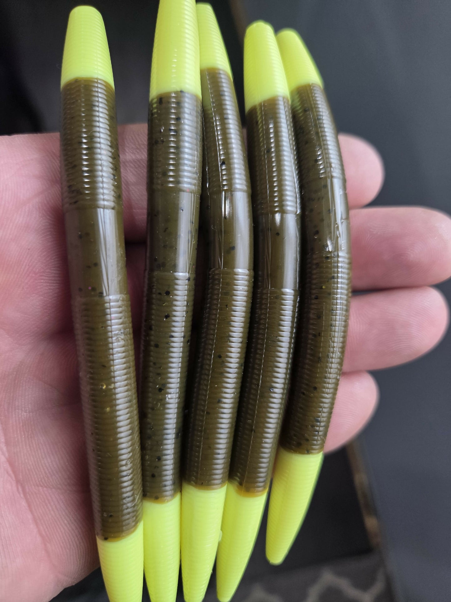 Double shot 5" senko style stickbait worm
