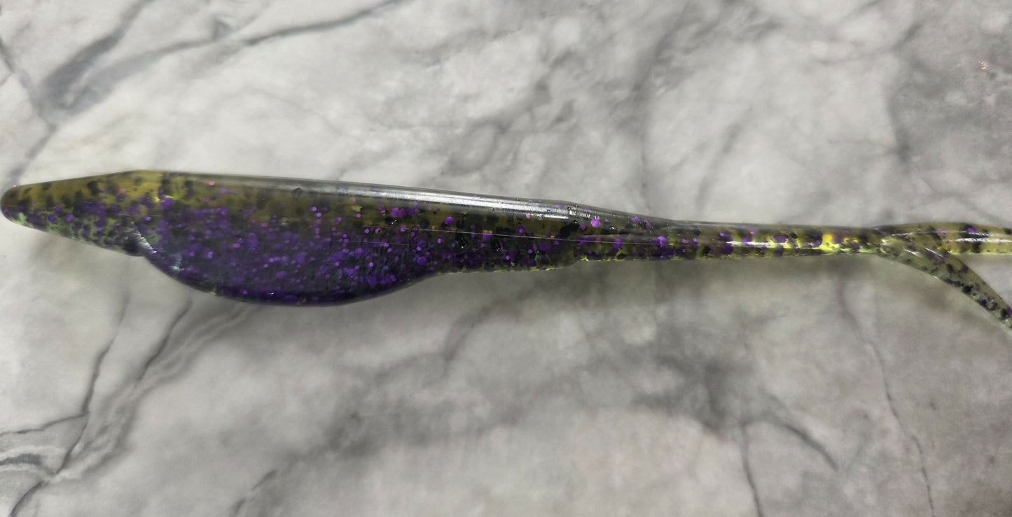 5" forktail fluke shad minnow