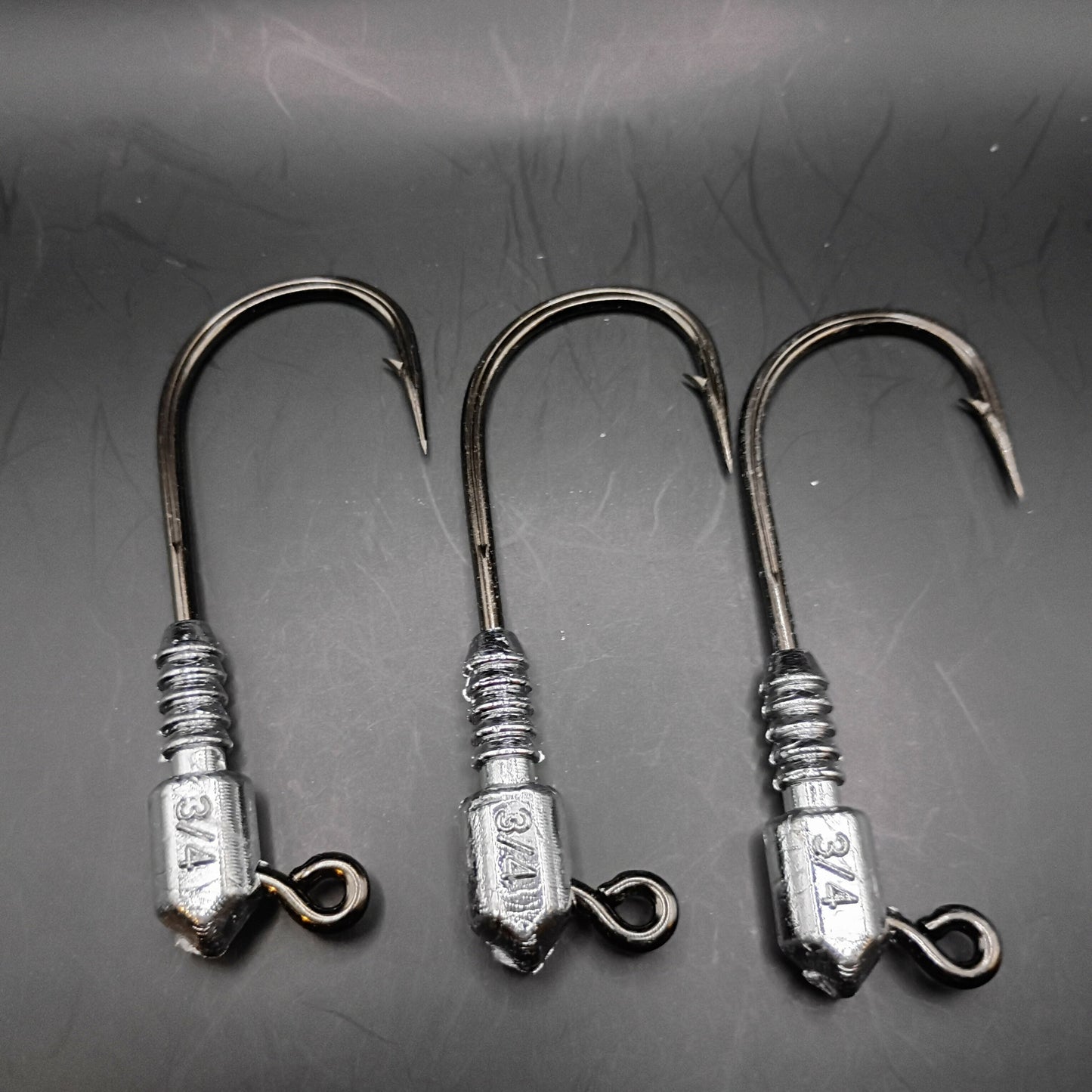 3x Strong 8/0 Flatside Jigs